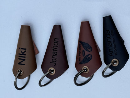 Handmade Leather Keychain | Customizable | Pure Leather